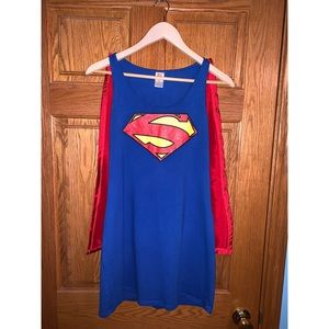 Superman Sleep Tank Top Dress
